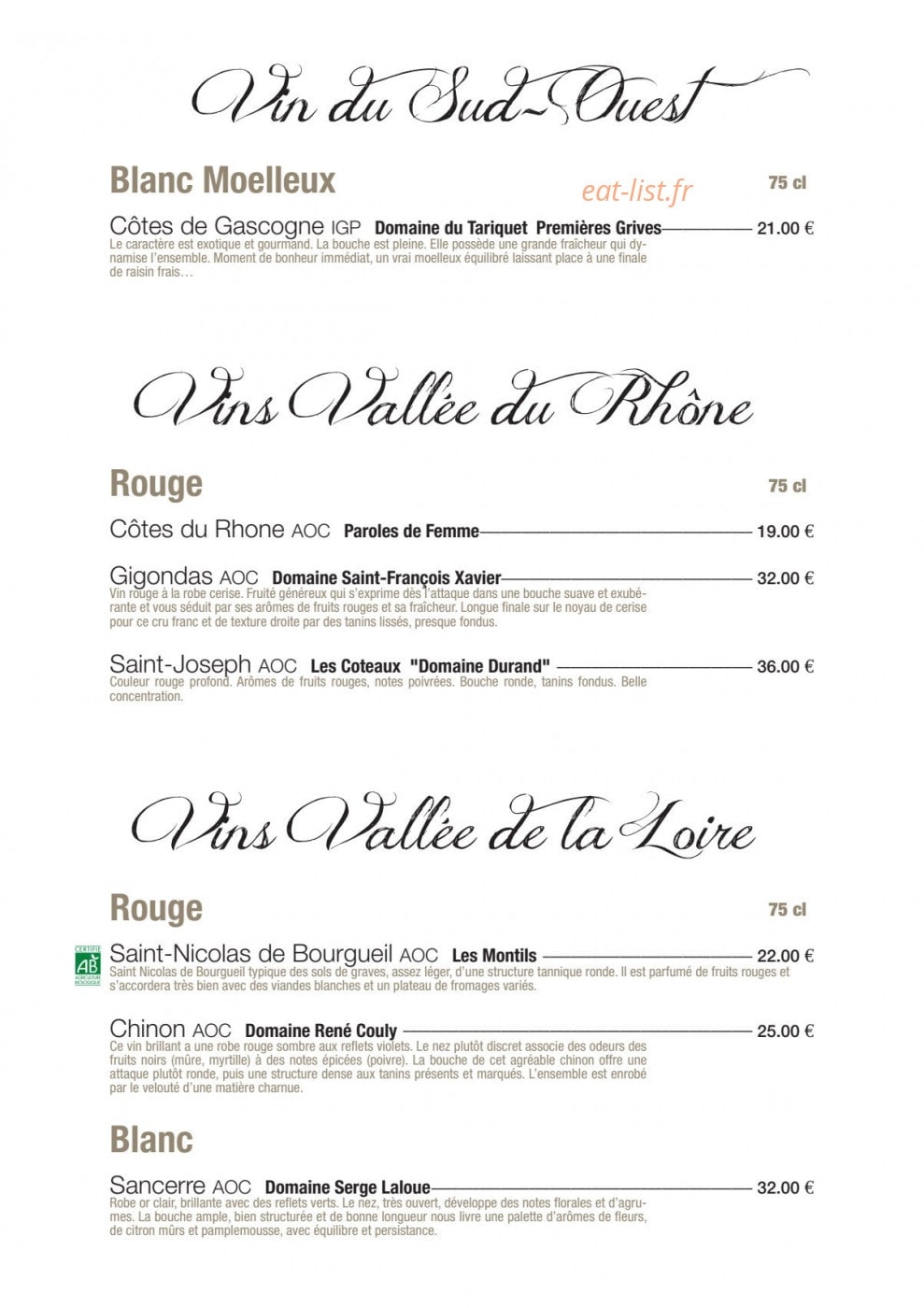 Les Secrets d’Epona — carte page 10