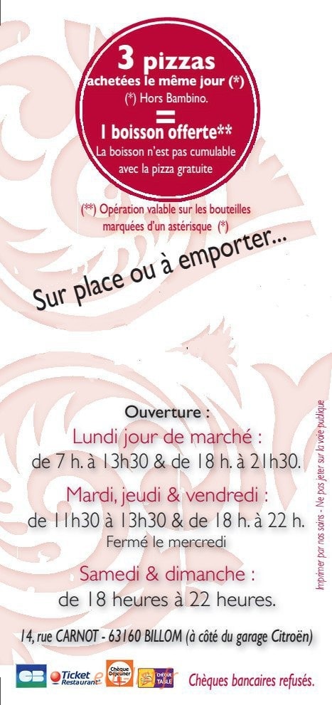 Le Petit Naples — carte page 6