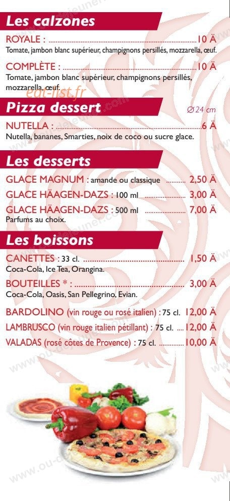 Le Petit Naples — carte page 5