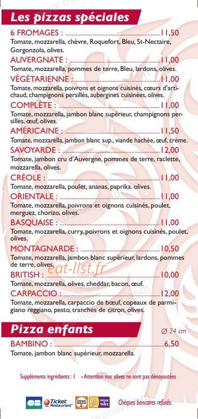Le Petit Naples — carte page 3