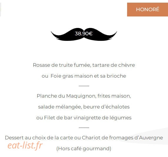 Honoré — carte page 11