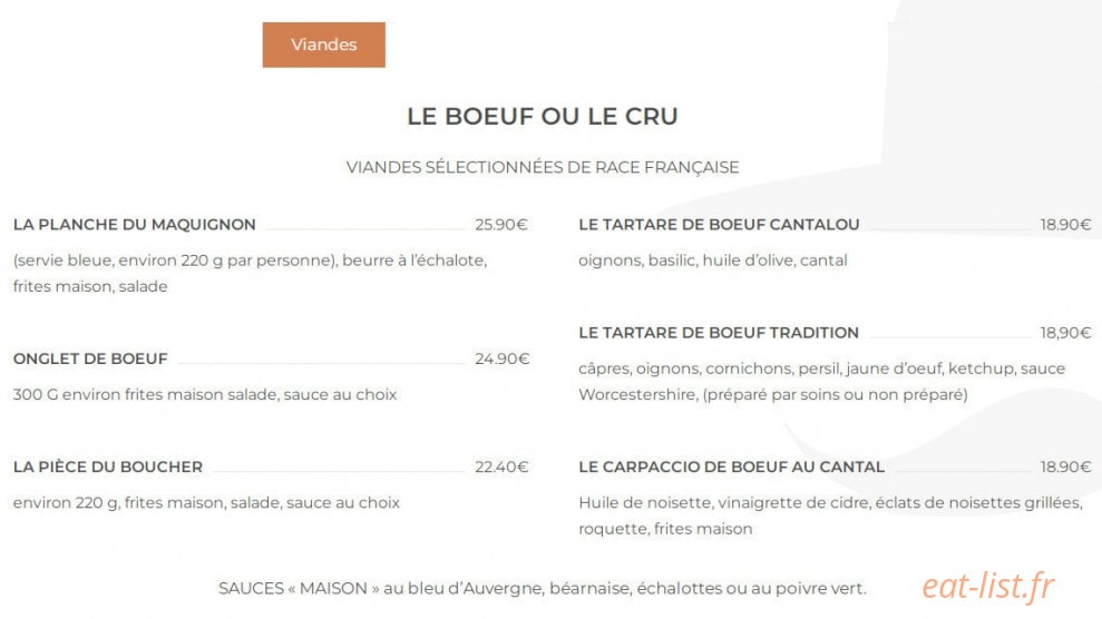 Honoré — carte page 2