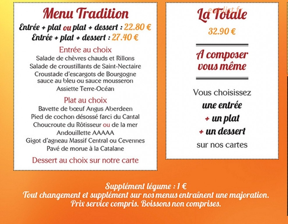 La rôtisserie — carte page 5