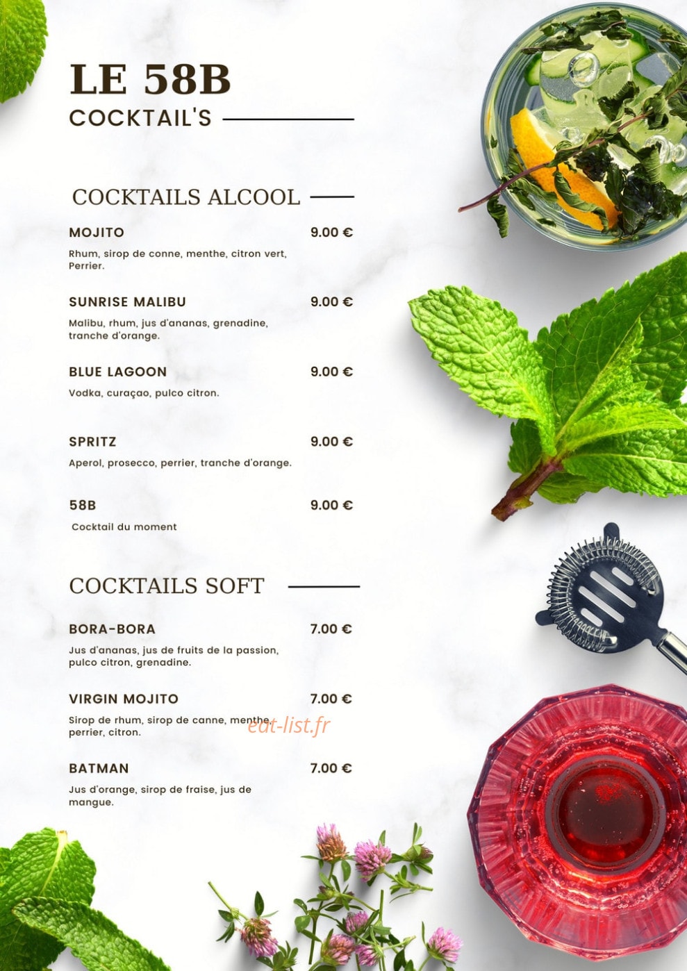 Le 58 B — carte page 10