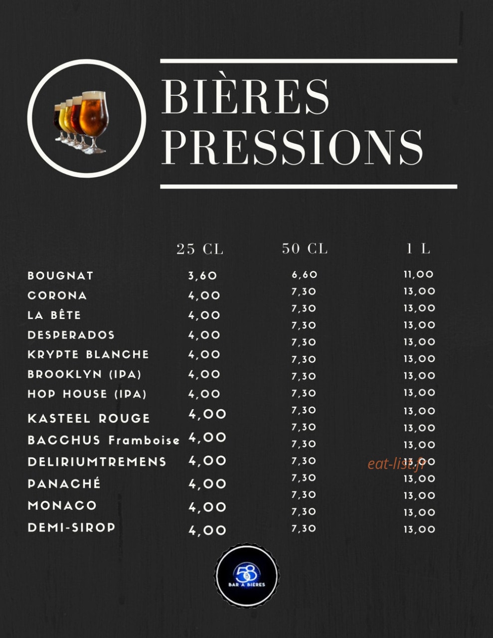 Le 58 B — carte page 6