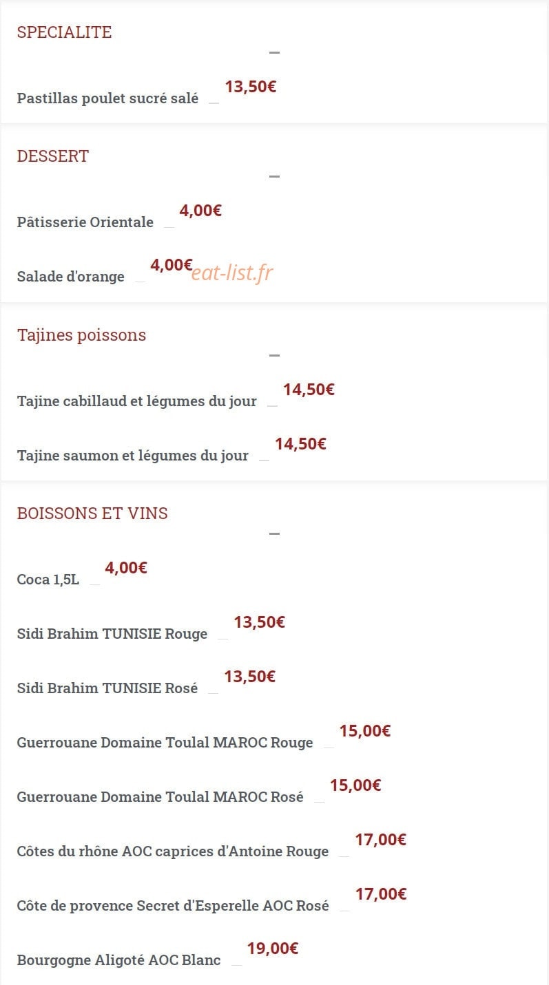 Le Souk — carte page 8