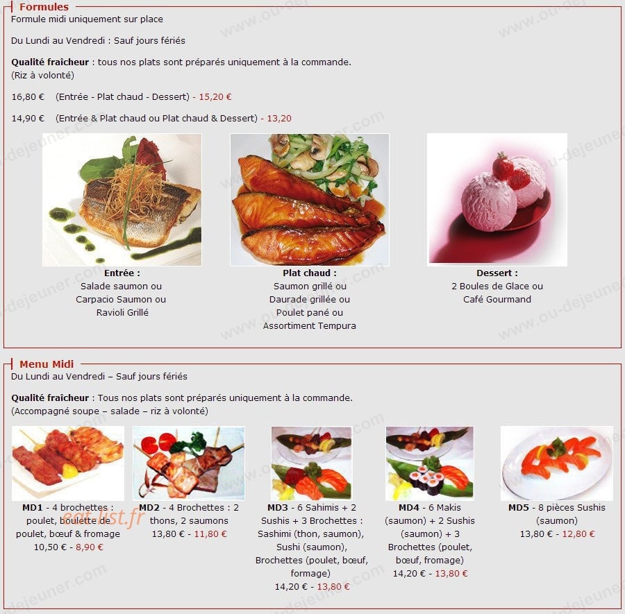 Oishi — carte page 3