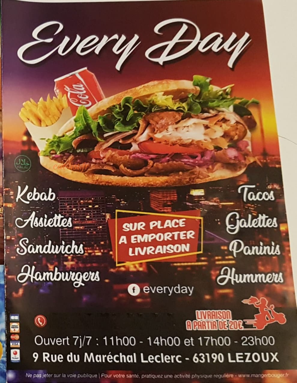 Every day — carte page 1
