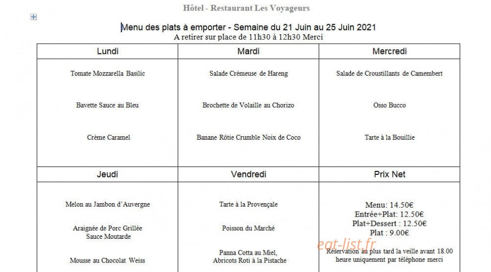 Les Voyageurs — carte page 1