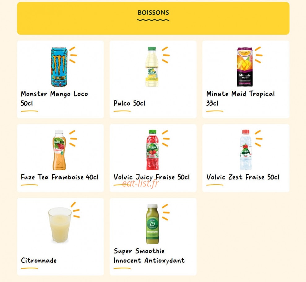 La Croissanterie — carte page 3