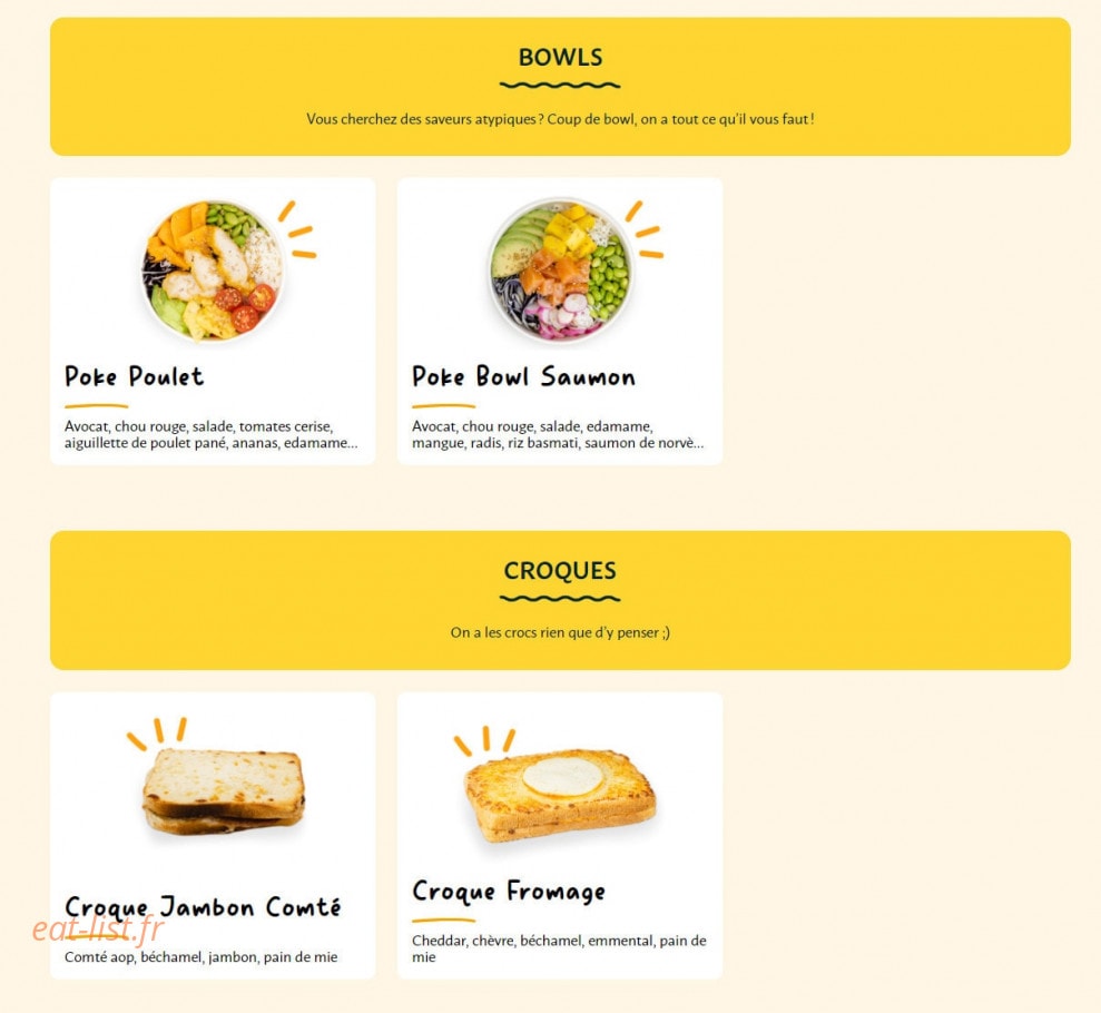 La Croissanterie — carte page 7