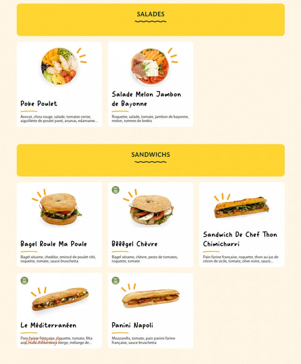 La Croissanterie — carte page 2
