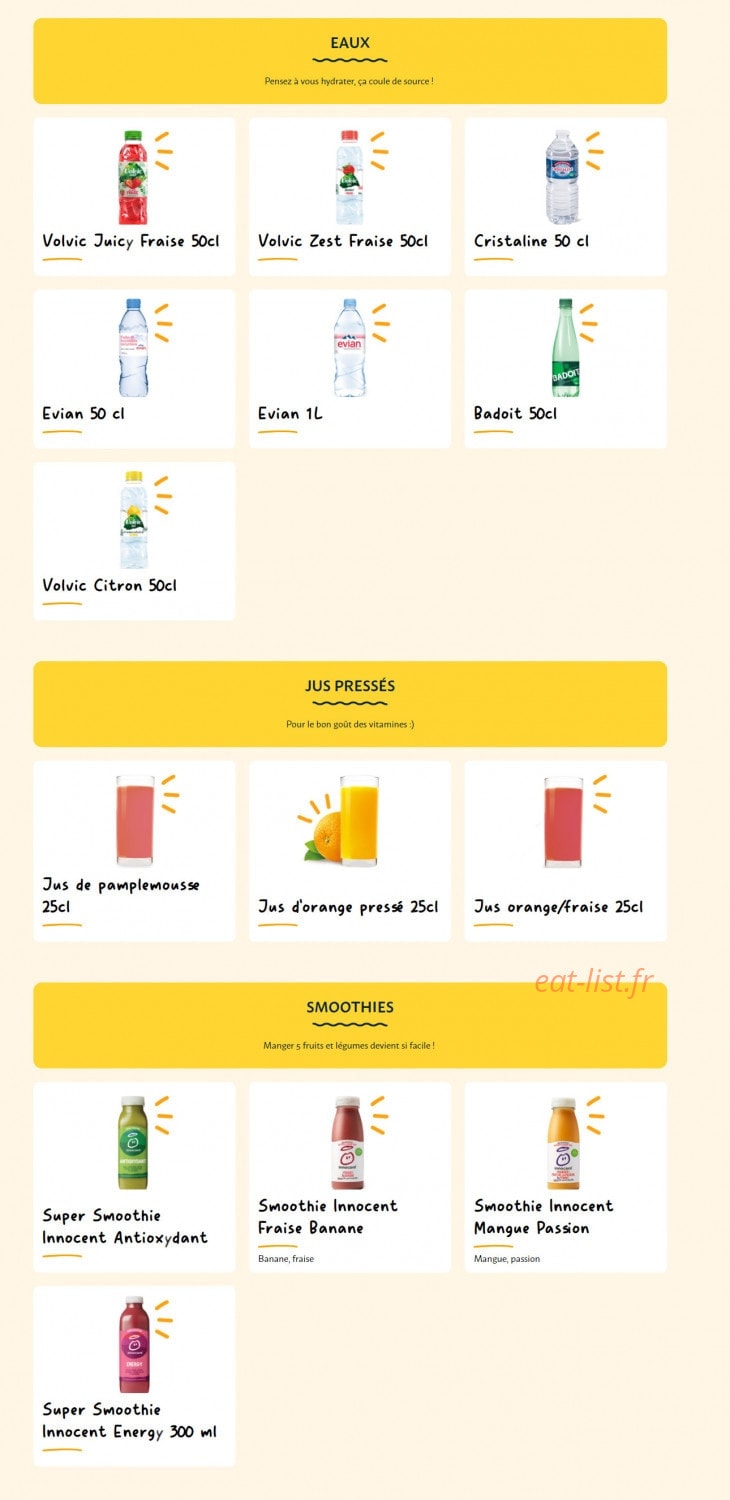 La Croissanterie — carte page 14