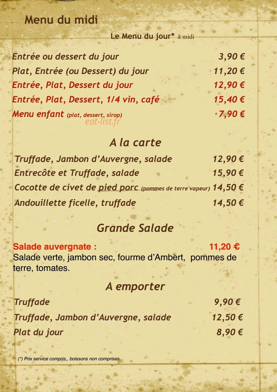En Attendant Louise — carte page 1