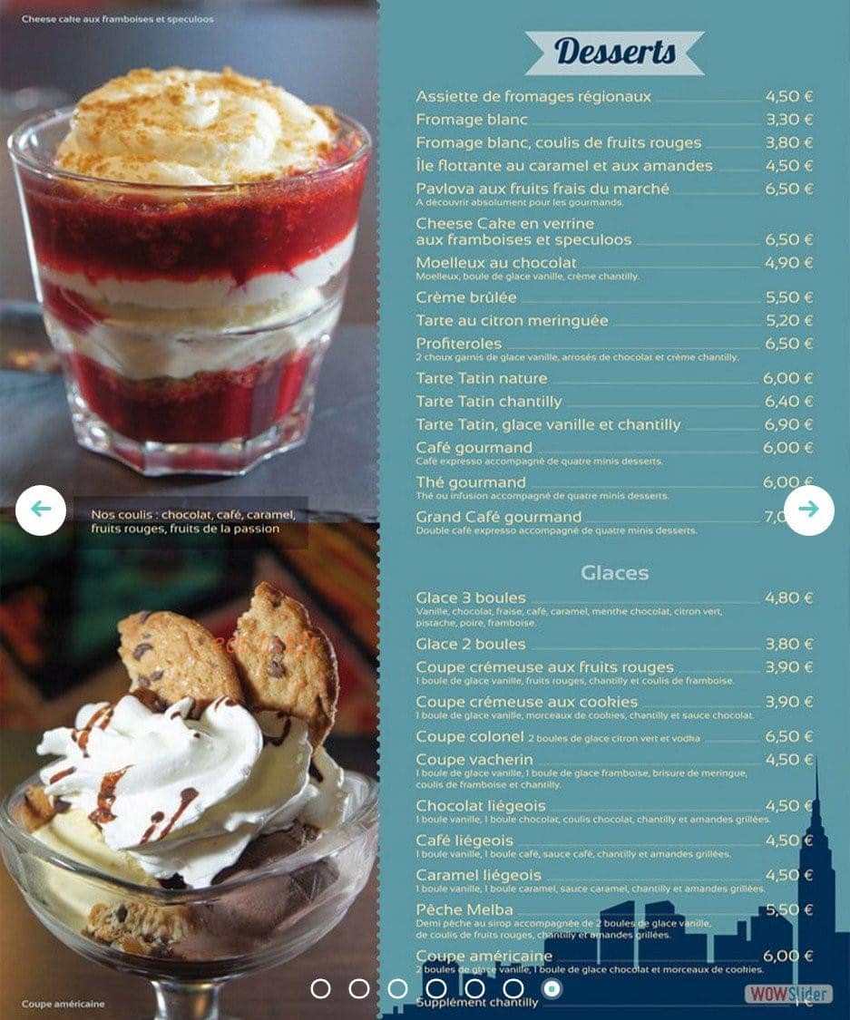 Grill Le Liberty — carte page 7