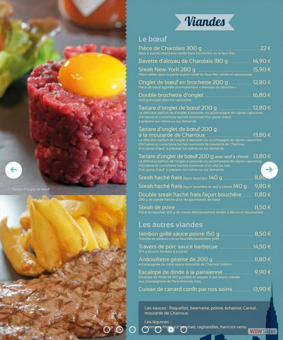 Grill Le Liberty — carte page 6
