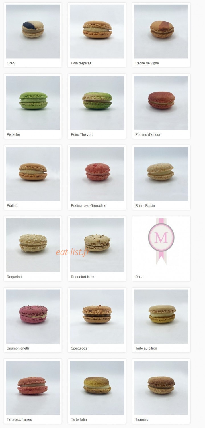 Le Monde du Macaron — carte page 7