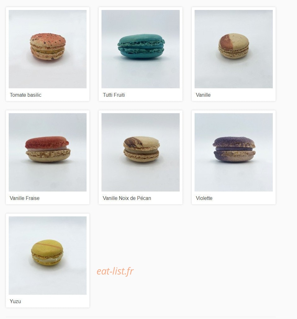 Le Monde du Macaron — carte page 8