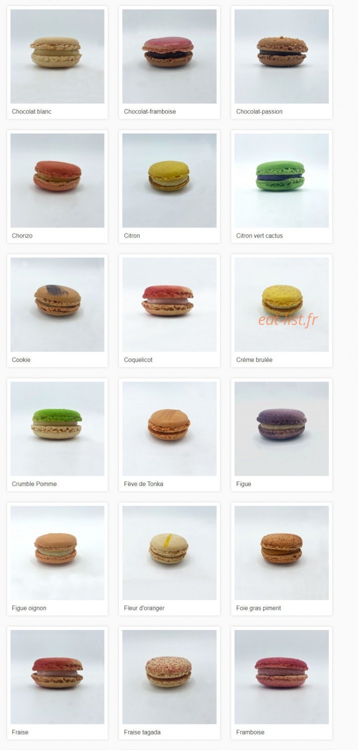 Le Monde du Macaron — carte page 5