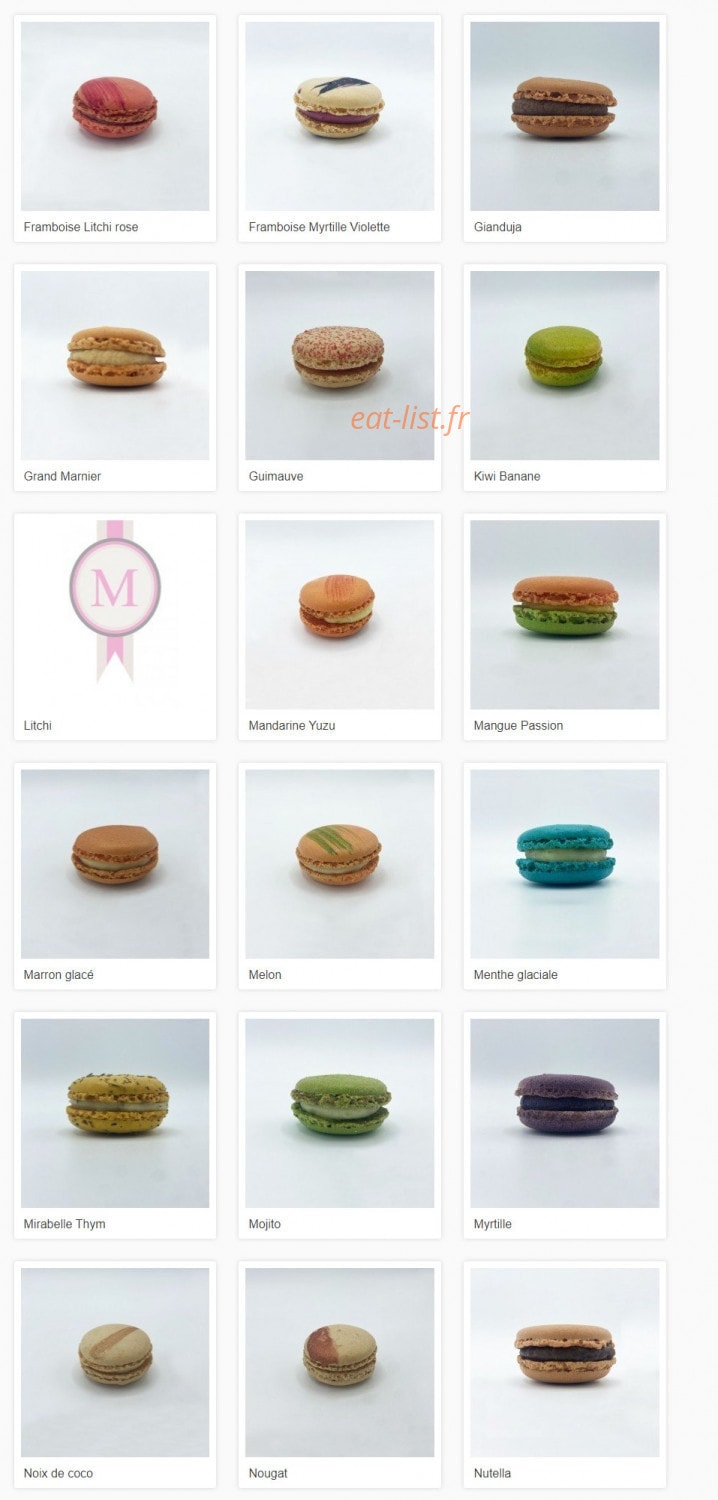 Le Monde du Macaron — carte page 6