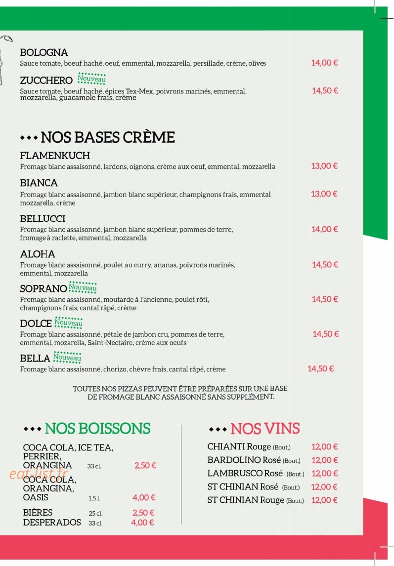 Pizza Soldati — carte page 3