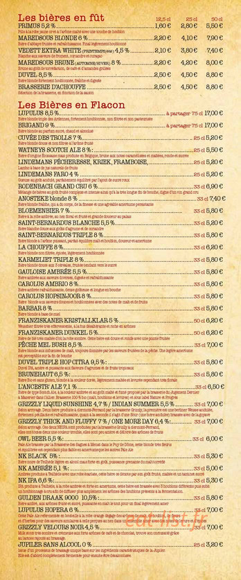 Au Petit Bonheur — carte page 4