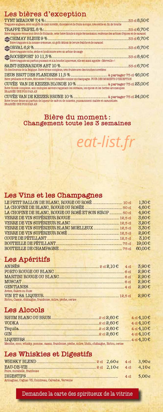 Au Petit Bonheur — carte page 3