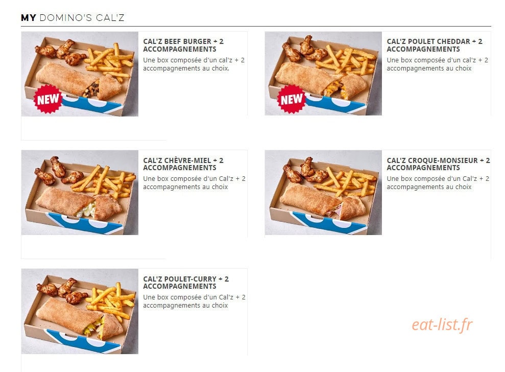 Domino's — carte page 6
