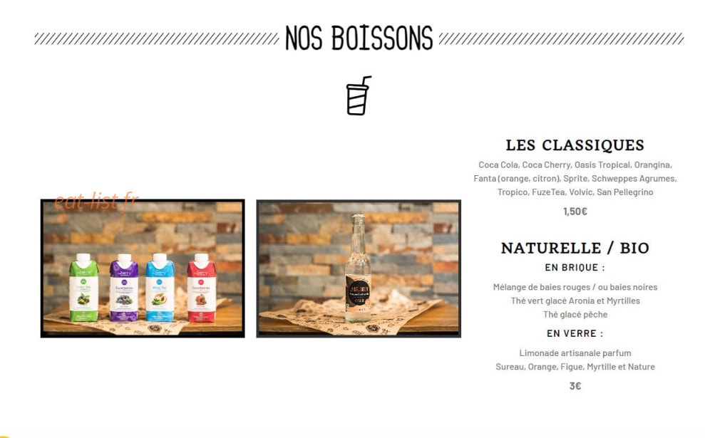 KM Burger — carte page 5