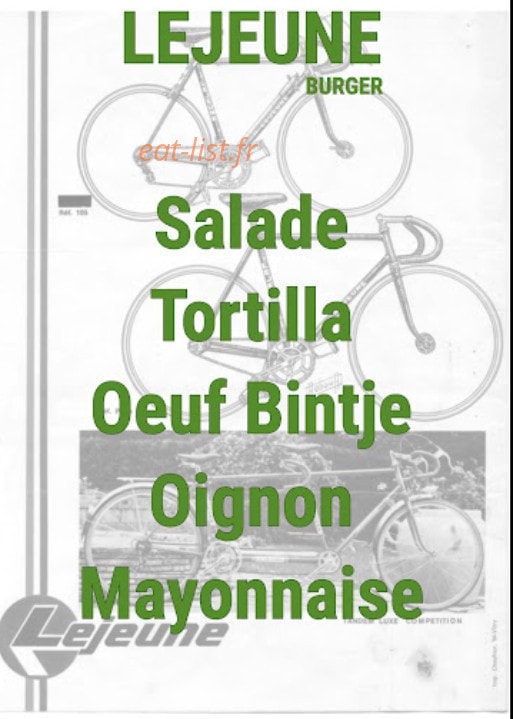 Street food — carte page 3