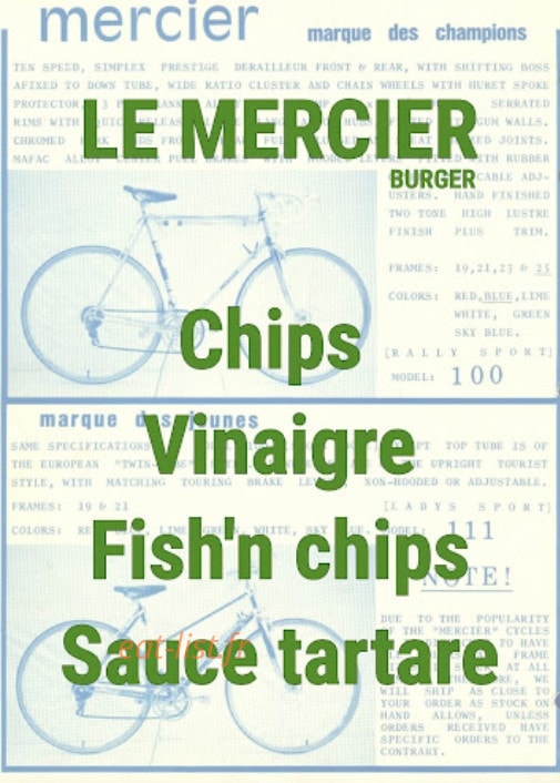 Street food — carte page 1