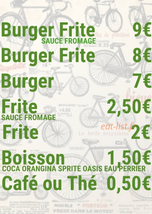 Street food — carte page 4