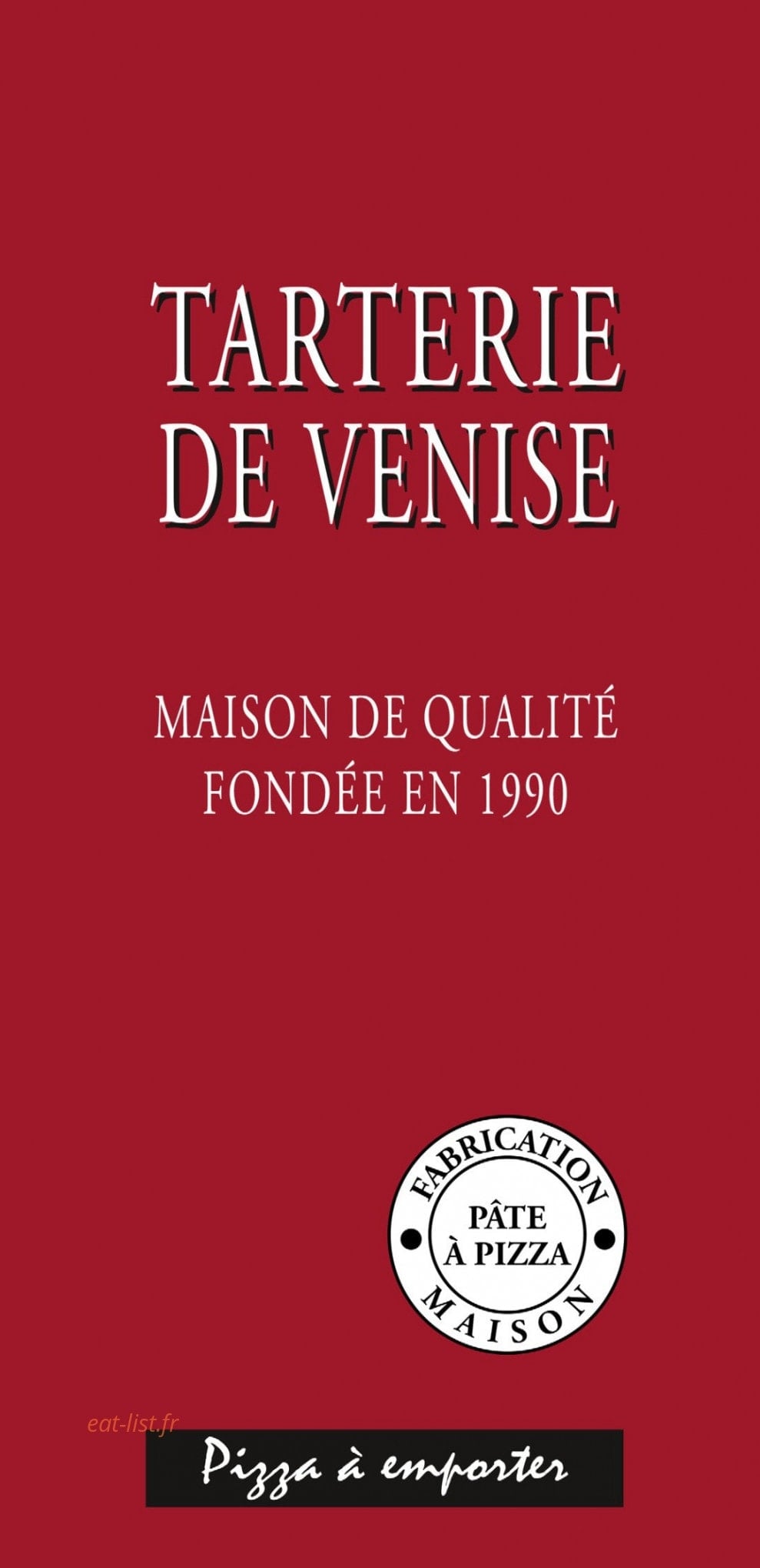 Tarterie de Venise — carte page 1