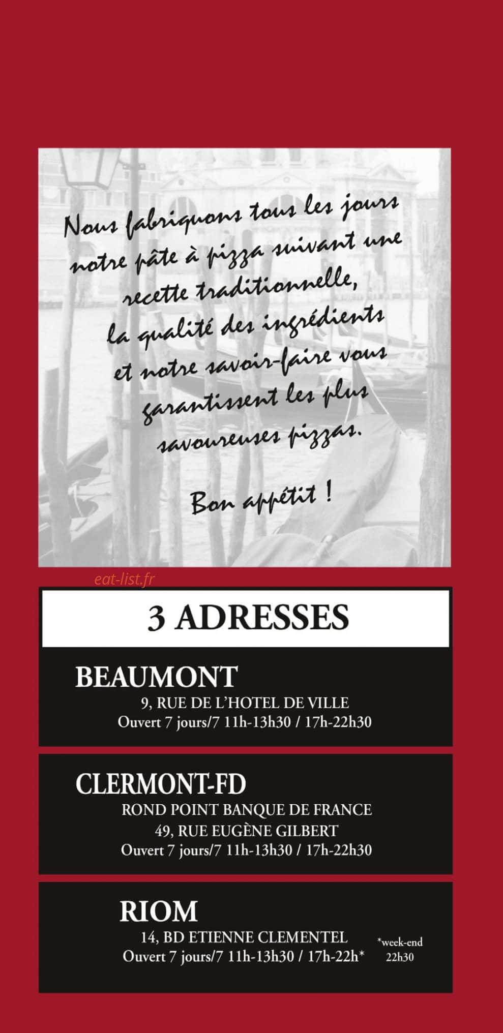Tarterie de Venise — carte page 3
