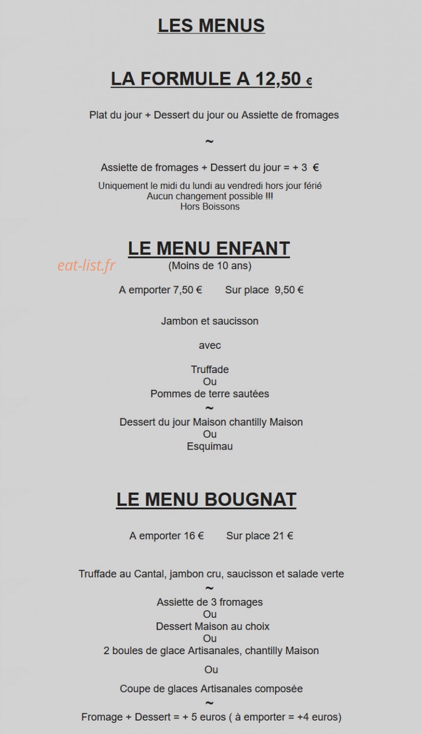 La Chabana — carte page 2