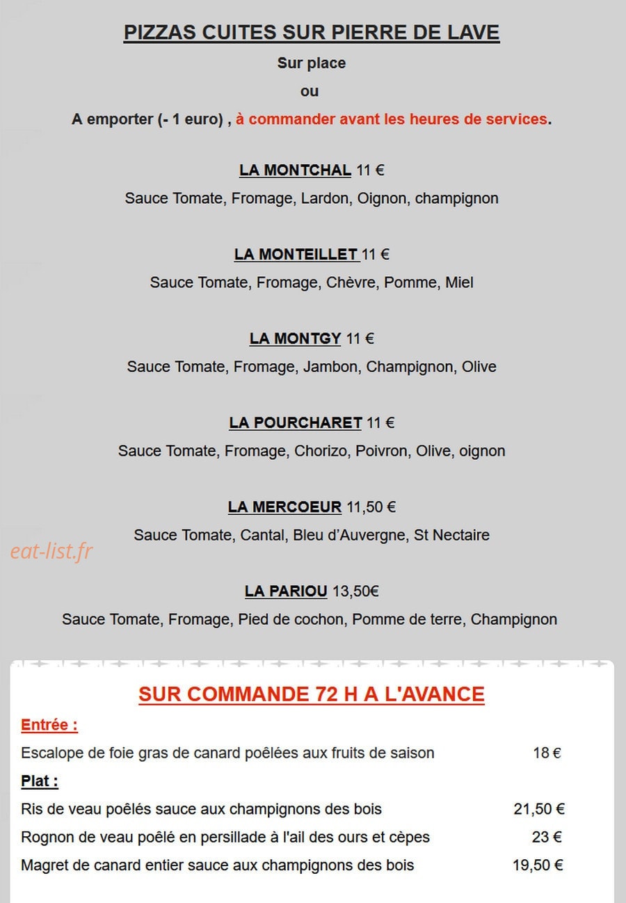 La Chabana — carte page 5