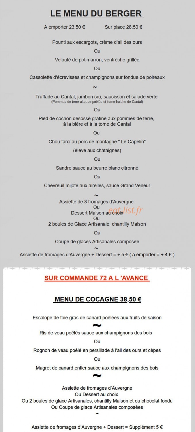 La Chabana — carte page 3