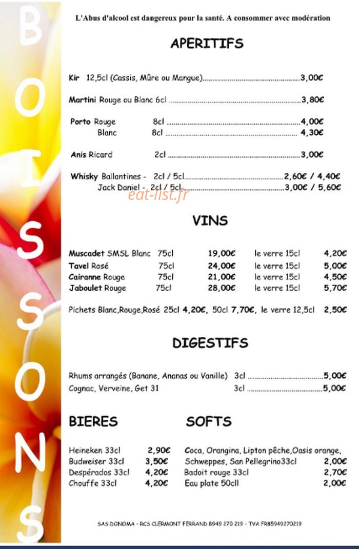L'Escale — carte page 3