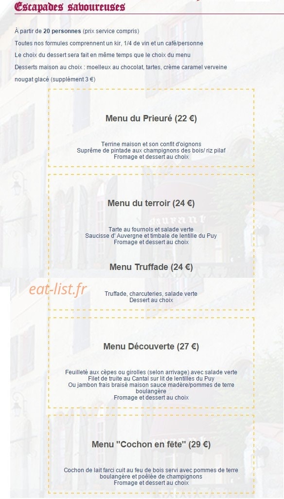 Le Prieuré — carte page 3