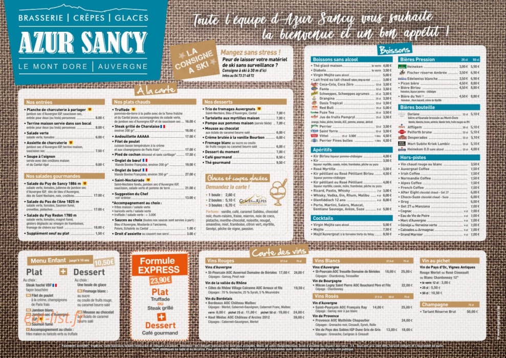 Azur Sancy — carte page 1