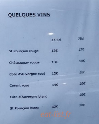 Le Bougnat — carte page 4