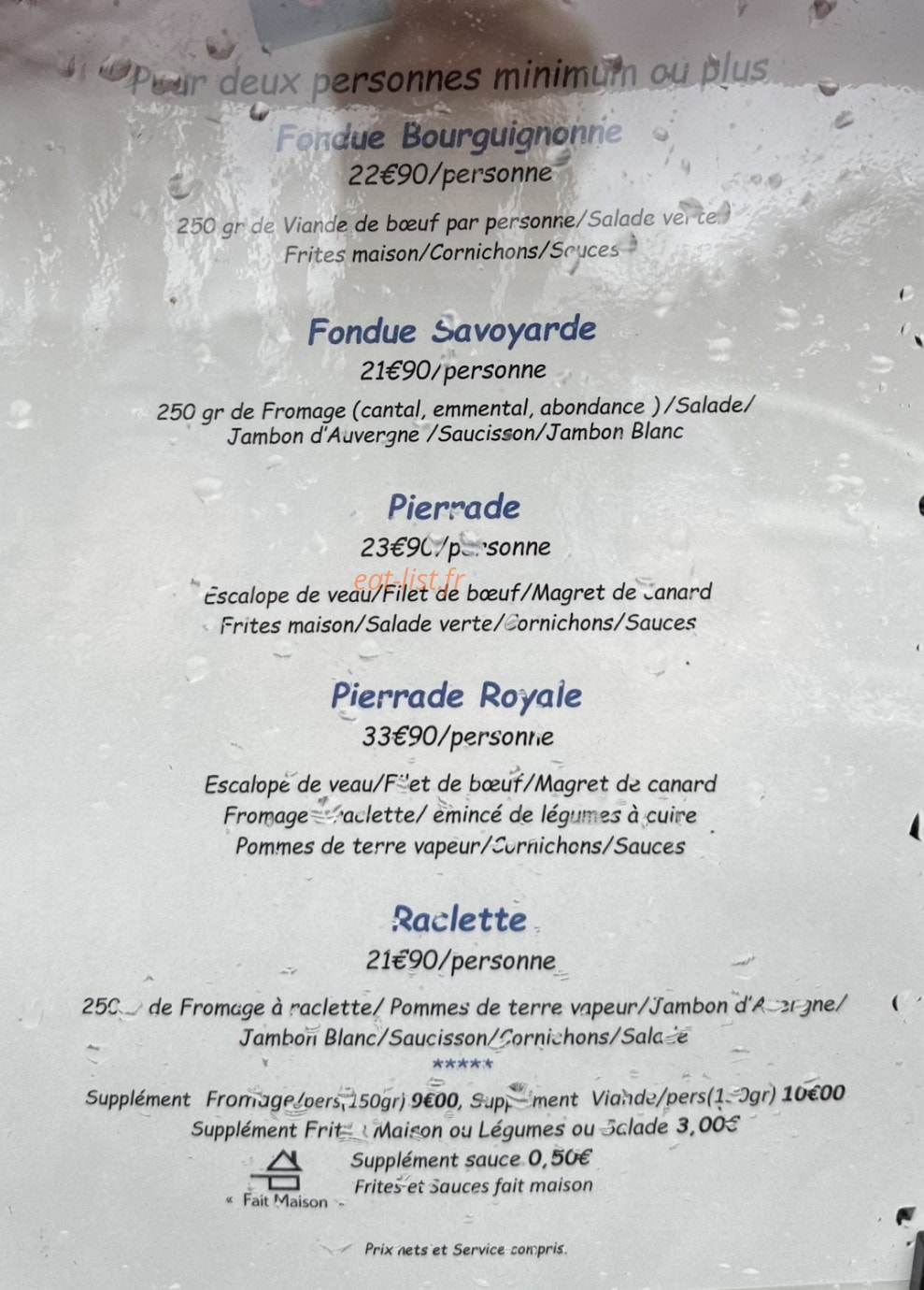 Le Pitsounet — carte page 2