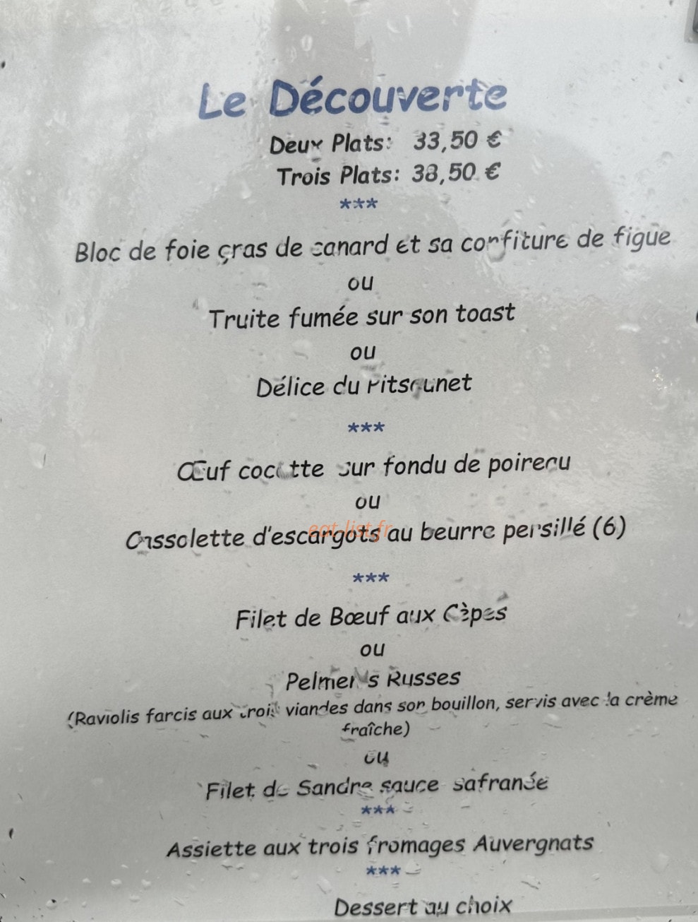 Le Pitsounet — carte page 3