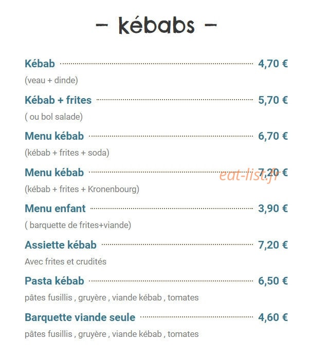 Le Ramses — carte page 5