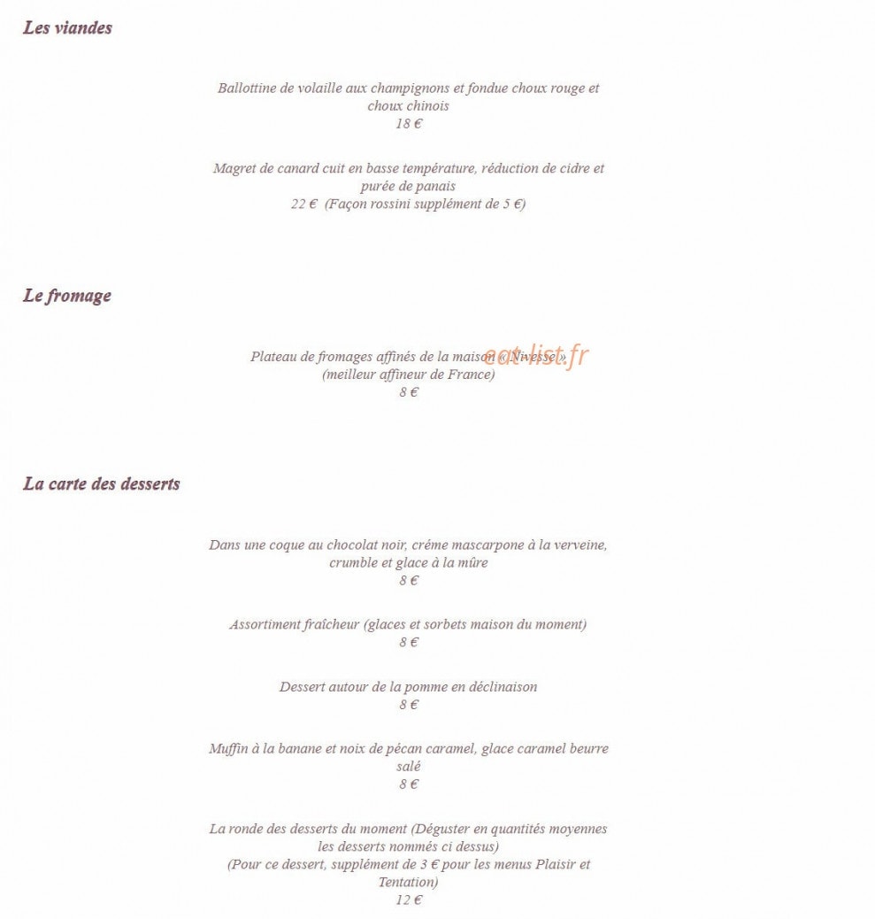 Mon Auberge — carte page 4
