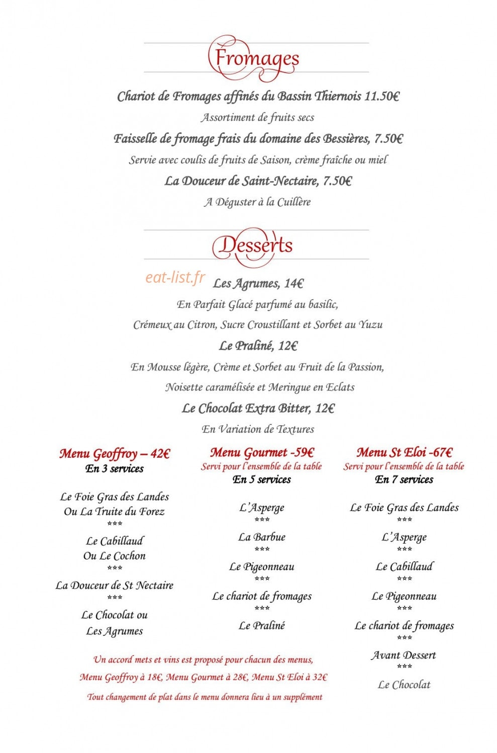 Le Clois Saint Eloi — carte page 2