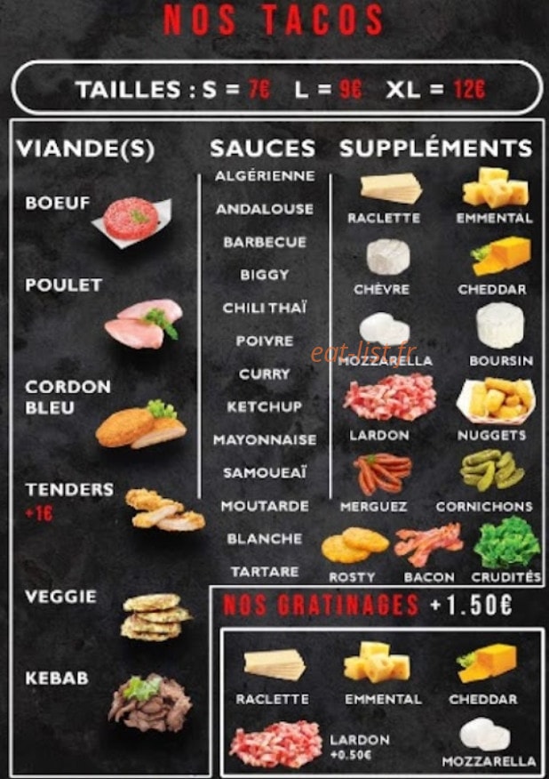 Netfood — carte page 4