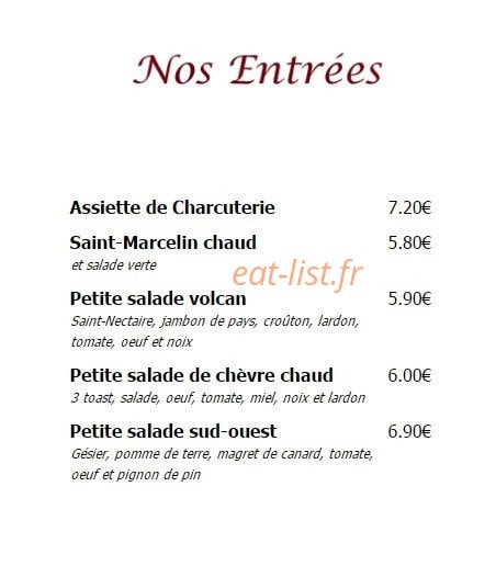 Poco Loco — carte page 2