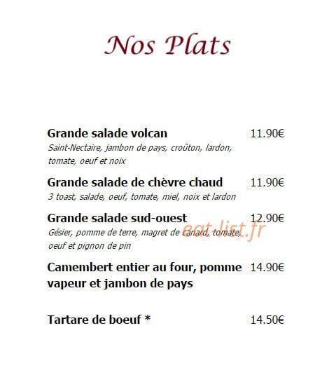 Poco Loco — carte page 3
