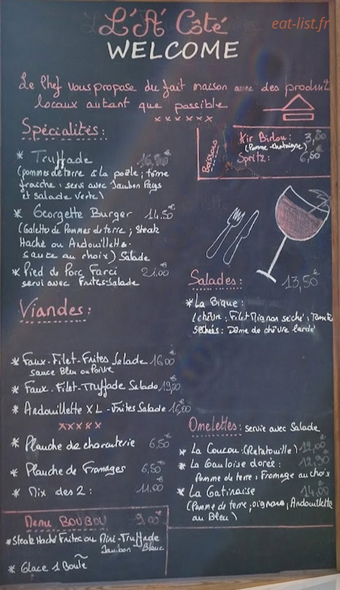 L'a côté — carte page 1